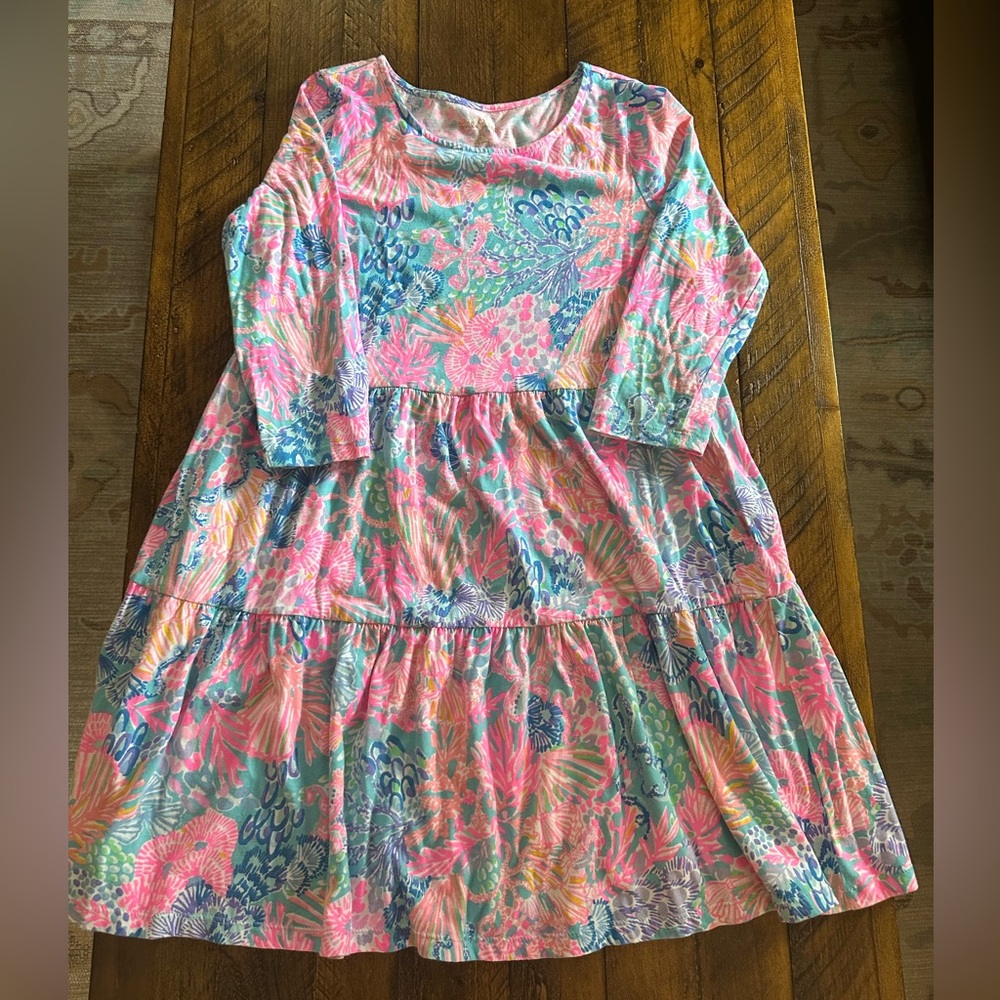 Lilly Pulitzer mini Geanna big kid dress. Size XL(12-14).